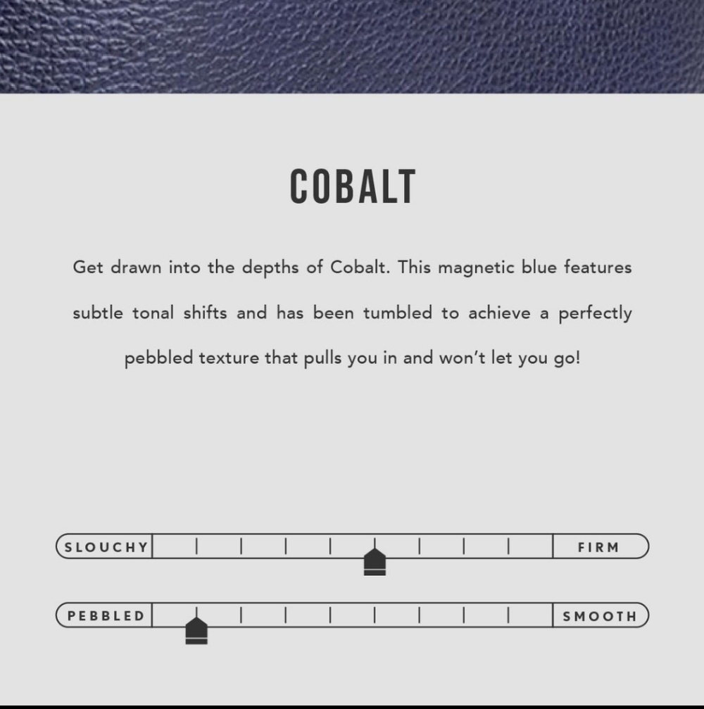 Portland Leather Goods Oversized Naomi Cobalt Blue - Picture 13 of 16